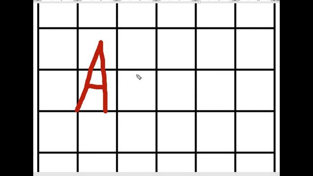 Write letters Aa correctly! смотреть онлайн