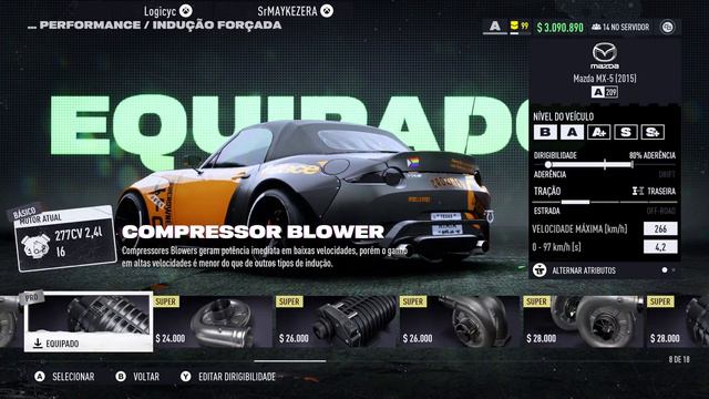 NFS UNBOUND Tuning mazda miata 2015 for class A смотреть онлайн