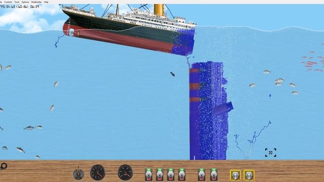 Titanic Sinks-Floating Sandbox