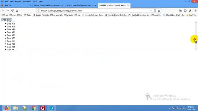 Vue JS Scroll to element in div using vue-scrollto | Vue.js Smooth Scroll To Component смотреть онлайн
