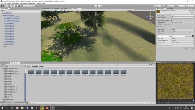 Создание игр / Уроки по Unity 3D / #1 - установка, интерфейс, создание террейна смотреть онлайн