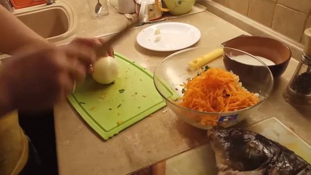 Фаршированный карп в духовке смотреть онлайн