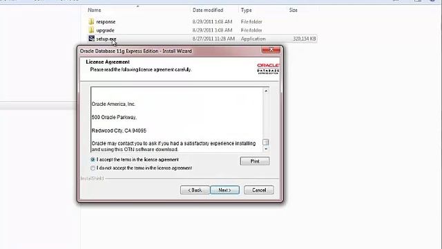 Step by Step How To Install Oracle DB 11g XE on Windows 7 смотреть онлайн