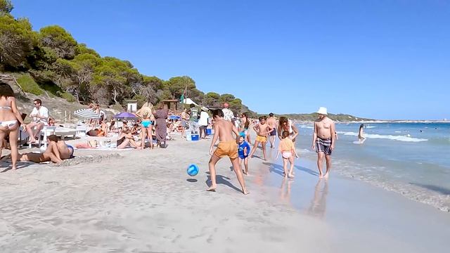 Ibiza Spain // Ses Salines ( Las Salinas) Beach смотреть онлайн