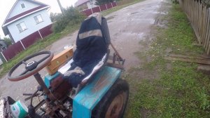 Самодельный минитрактор классика/двигатель Субару,  КПП газ 51