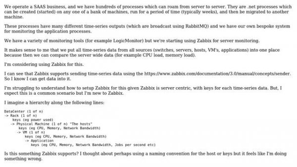 Zabbix Application Monitoring