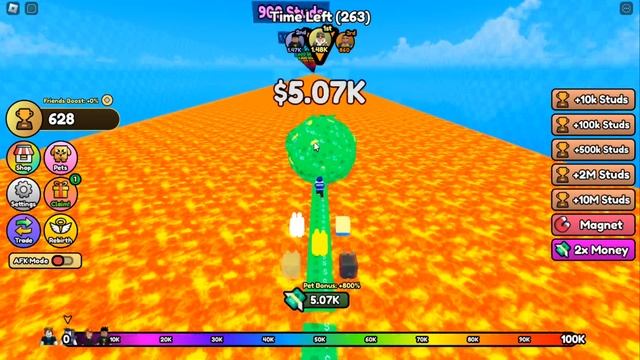 СДЕЛАЛ ЗАЛИПУХУ ИЗ ДЕНЕГ В РОБЛОКС | ROBLOX Money Race смотреть онлайн