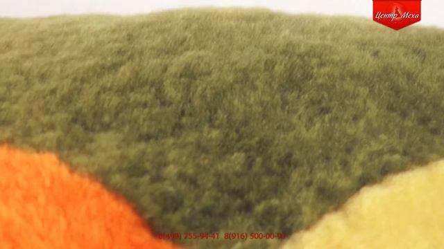 Меховая подушка на диван, софу из овчины смотреть онлайн