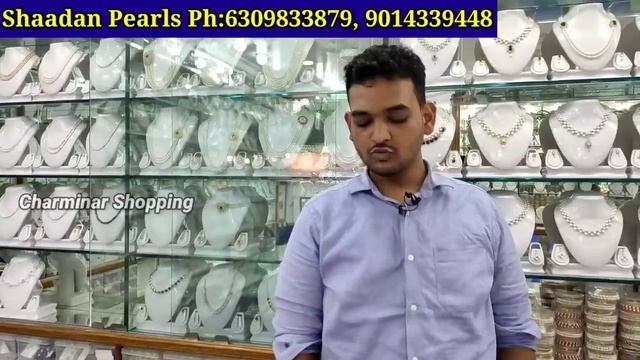 Hyderabad Real Pearls Jewellery Set Pearls Choker Neck Set Charminar Wholesale Ladbazar смотреть онлайн