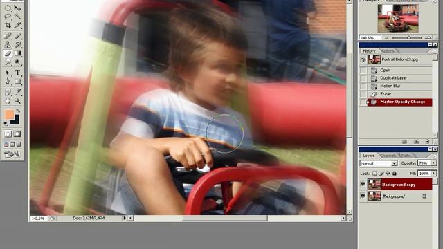 Имитация динамики в статичном изображении смотреть онлайн