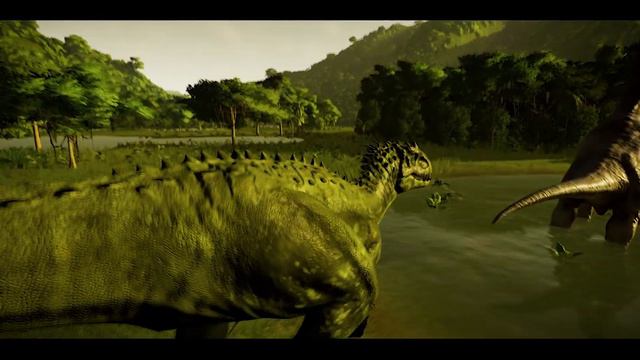 Jurassic World Evolution Blue Lizard Macho Indominus Rex vs Big Blue Tyrannosaurus Rex vs Indorapto смотреть онлайн