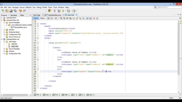 How to create a Java EE Stateless Session Bean (EJB) in an Enterprise Application using NetBeans ? смотреть онлайн