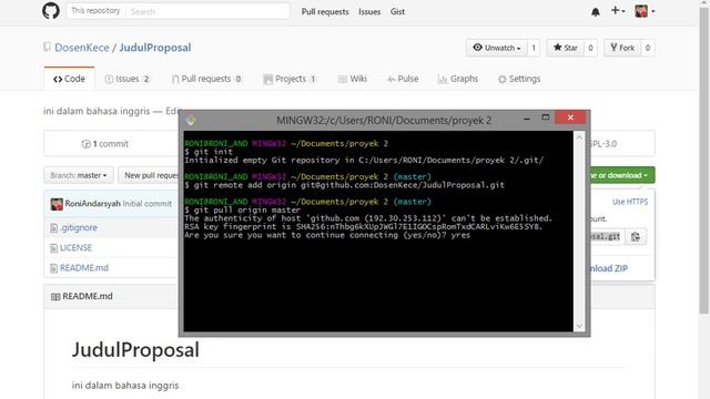 Cara Install Git, add Key, add repo dan memakai git scm bash смотреть онлайн