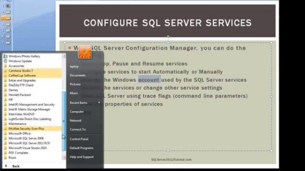 SQL server 2012 configuration manager part 1