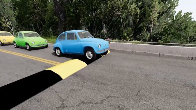 Cars vs Massive Speed Bumps #155 смотреть онлайн
