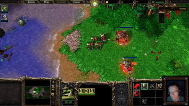 Warcraft 3, тренировка микро на карте Microtrain Reforged Beta1.0 смотреть онлайн