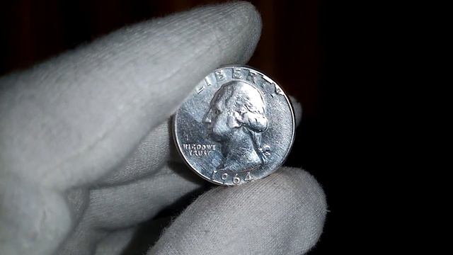 Монета 25 центов США 1964 года / Coin 25 US cents 1964 смотреть онлайн