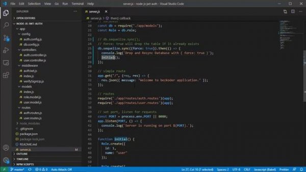 React + Node.js: JWT Authentication with Express & MySQL example