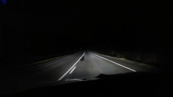 New Mercedes C Class W206 - Led High Performance night test (standard headlight)