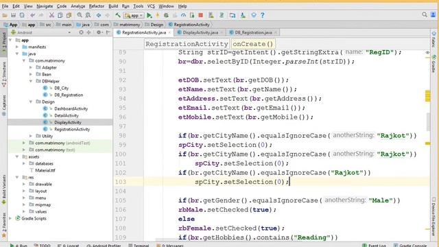 26 Context Menu with Update Data from Database and hide Keypad (Gujarati) смотреть онлайн