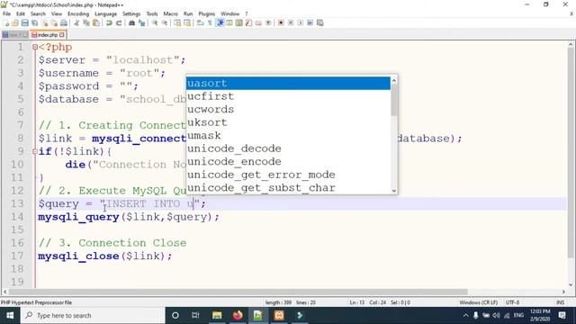 Insert data into database with PHP MySql | PHP in urdu | PHP in hindi смотреть онлайн
