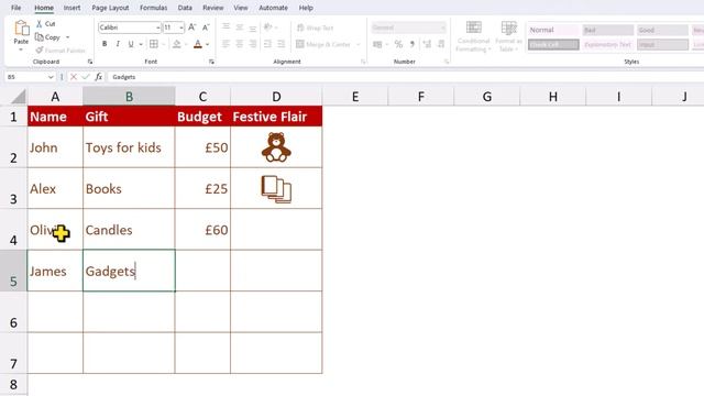 Festive Excel: Christmas Planning Made Easy #excelforbeginners смотреть онлайн