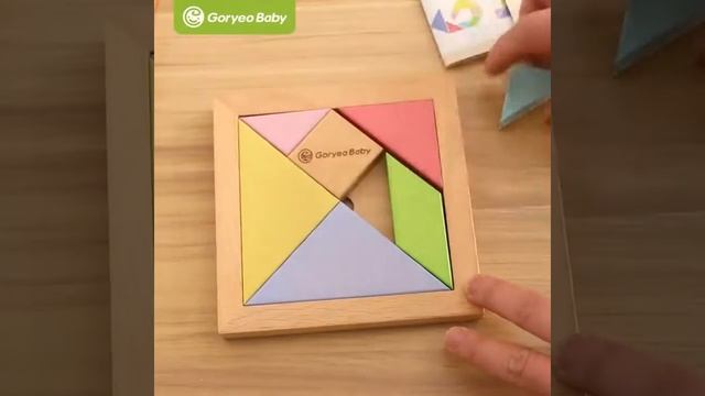 Деревянный пазл для маленьких детей GoryeoBaby смотреть онлайн