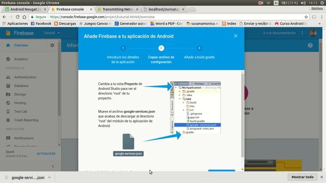 Tutorial Envio de notificaciones en tiempo real con firebase, volley, php y mysql parte 1 смотреть онлайн