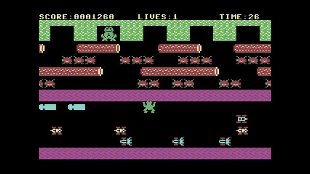 Commodore 64 Games - Frogger 64 смотреть онлайн