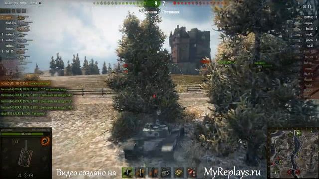 WOT: Эрленберг - Bat Chatillon 25 t смотреть онлайн
