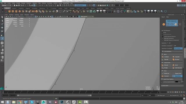 Ретопология в Maya 2016 (Retopology)