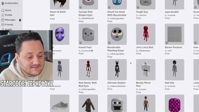 INVISIBLE AVATAR with 0 ROBUX ROBLOX ACCOUNT CHALLENGE! смотреть онлайн