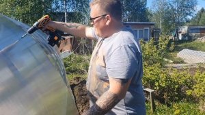 Сборка теплицы 3 на 6 из поликарбоната
