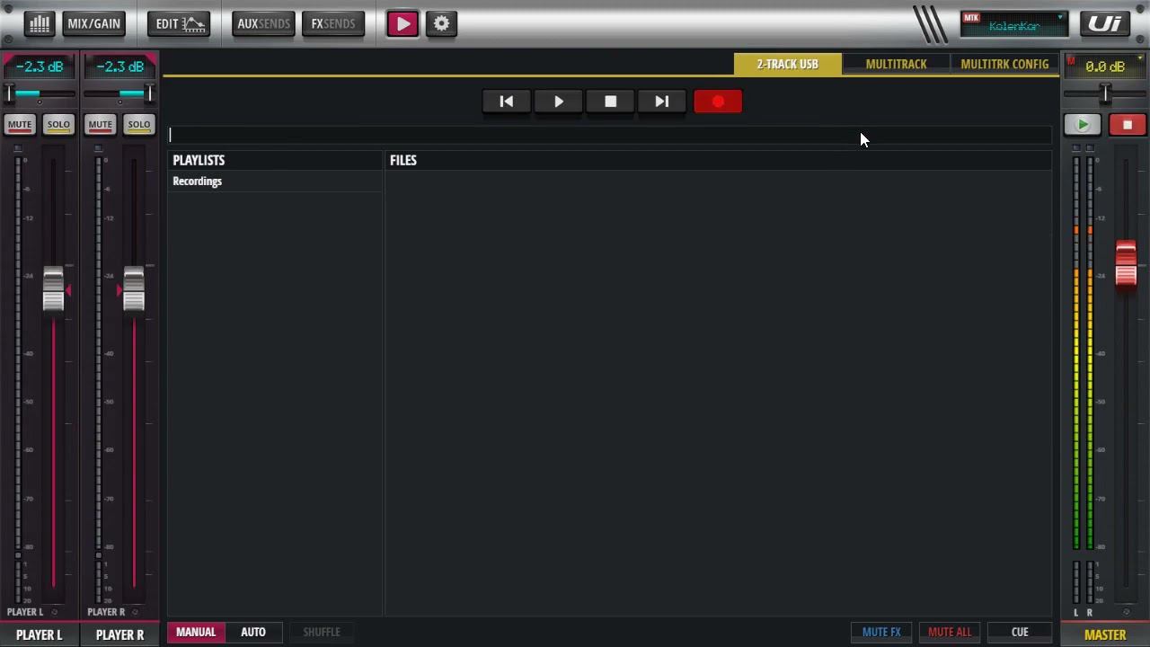 SoundCraft UI24R USB Recording Stereo MultiTrack Запись