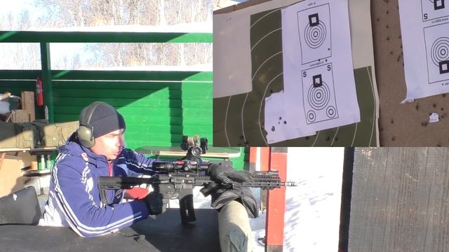 AR-15 со стволом от Вепря или Адар 2-15 глазами охотника!!! смотреть онлайн