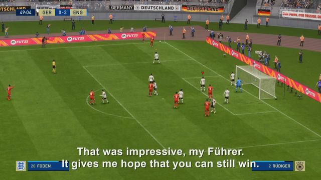 Hitler Plays FIFA 23 (Germany Vs England)