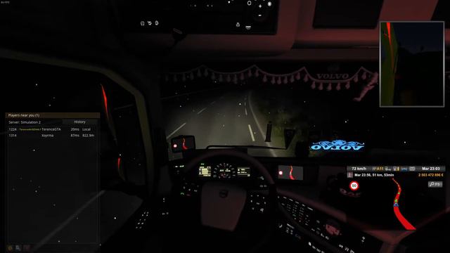 Euro Truck Simulator 2 Multiplayer Reprise du boulot d'une ville à l'autre 💯🚨🚛 смотреть онлайн