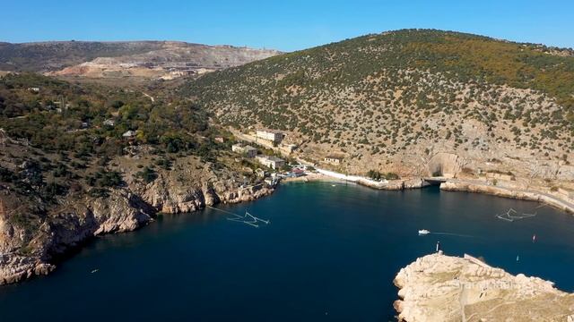 Достопримечательности Крыма. Балаклава. Drone DJI Mavic pro 2. смотреть онлайн