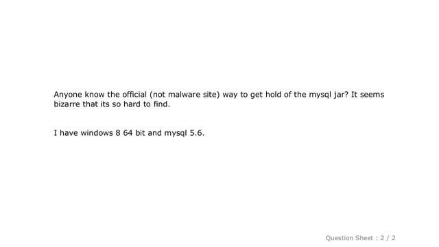 MySQL : Where can I download mysql jdbc jar from? смотреть онлайн