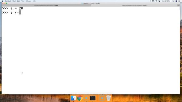 Python 3.7: Division Assignment Operator In Python смотреть онлайн