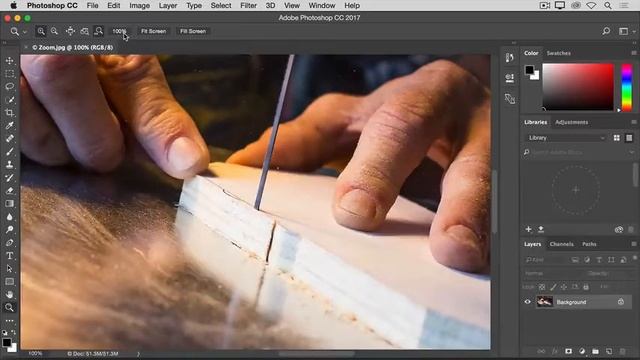 Learn how to zoom and pan in Adobe Photoshop. смотреть онлайн