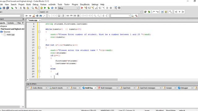 Finding lowest && Highest string using c++ loops смотреть онлайн
