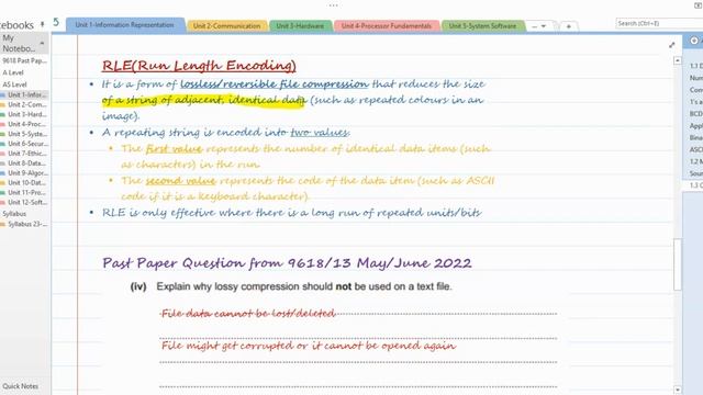 Lossy and Lossless Compression and Run Length Encoding(AS&A Level Computer Science9618) смотреть онлайн