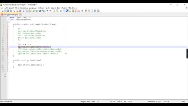 Data Types in java | Java Tutorial for Beginners in Tamil смотреть онлайн
