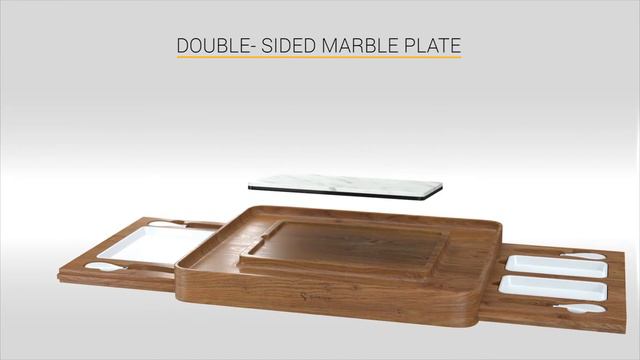 Shanik Acacia Cheese Board Set, Square Shaped Charcuterie Set смотреть онлайн