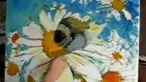 !!! Рисуем шмеля и ромашки :) !!!Flight of a bumblebee in colours!!!