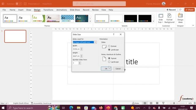 How to set an A3 size on powerpoint смотреть онлайн