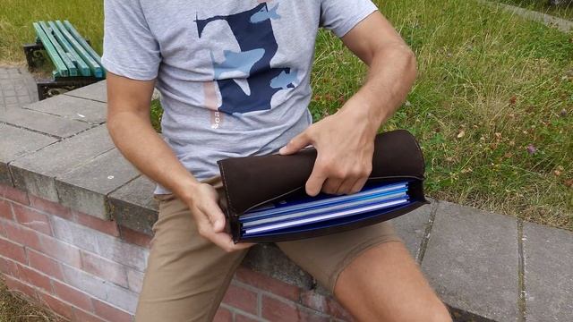 Кожаная папка А4. Подарки ручной работы смотреть онлайн