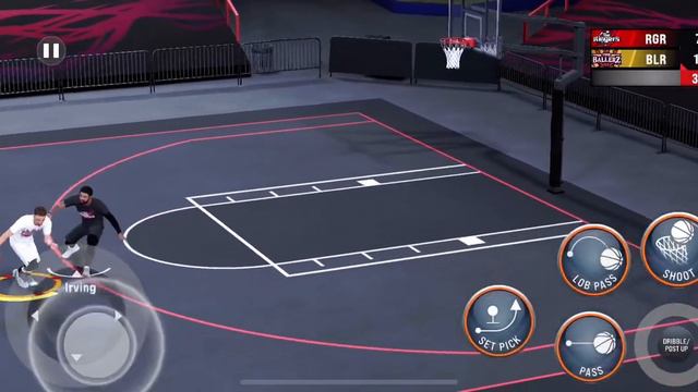 NBA 2K23 mobile blacktop 1v1 Kyrie Irving vs Stephen Curry смотреть онлайн