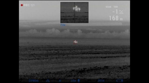 Ночная охота на шакала с карабином ATA ARMS Turqua Green 308 win.